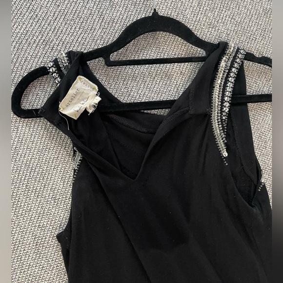 Nicole Miller Black Sleeveless Sheath Mini Dress - Picture 7 of 16